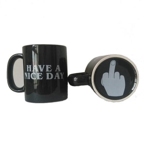 Funny Coffee Mugs Middle Finger Mugs