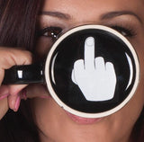 Funny Coffee Mugs Middle Finger