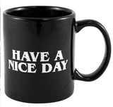 Funny Coffee Mugs Middle Finger Have a nice day