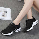 Women Air Cushion Running Shoes Girl Black