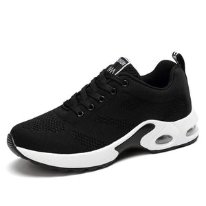 Women Air Cushion Running Shoes Black