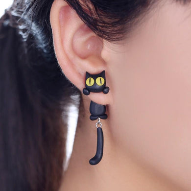 Apparel - Cat Earrings Handmade