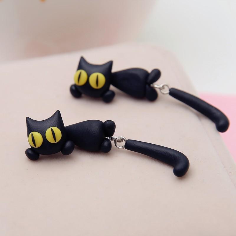 Apparel - Cat Earrings Handmade