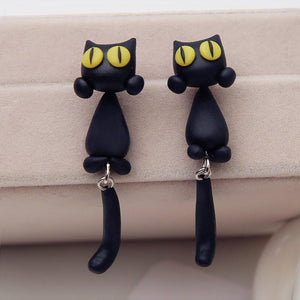 Apparel - Cat Earrings Handmade