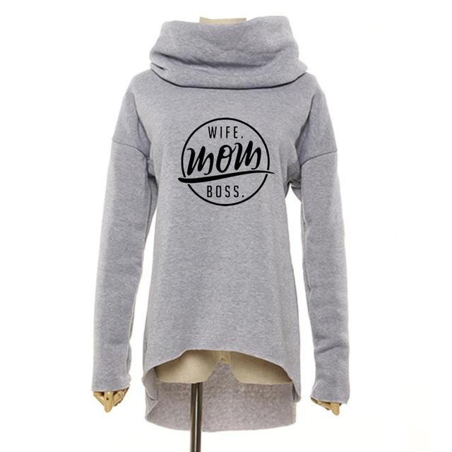 Apparel - MOM WIFE BOSS' Hoodie