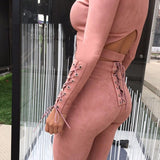 Fashion - Beautiful Pink Dress In Two Pieces