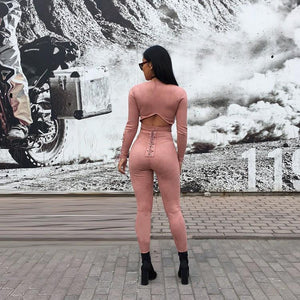 Fashion - Beautiful Pink Dress In Two Pieces