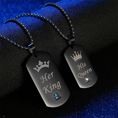 Fashion - Romantic King And Queen Necklaces