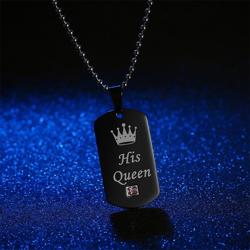 Fashion - Romantic King And Queen Necklaces