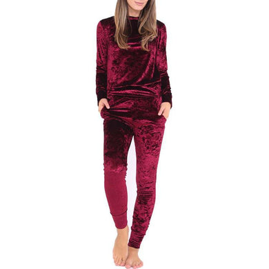 Fashion - Wonderful Tracksuit In Soft Velvet