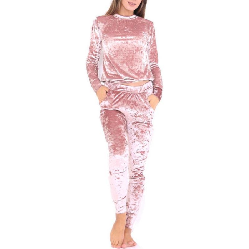 Fashion - Wonderful Tracksuit In Soft Velvet