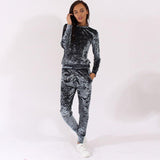 Fashion - Wonderful Tracksuit In Soft Velvet