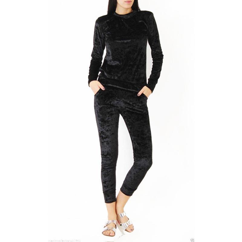 Fashion - Wonderful Tracksuit In Soft Velvet
