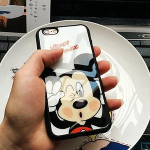 Phone Accessories - Beautiful Mickey Mouse And Minnie IPhone Case - FREE Shipping For USA