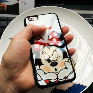 Phone Accessories - Beautiful Mickey Mouse And Minnie IPhone Case - FREE Shipping For USA