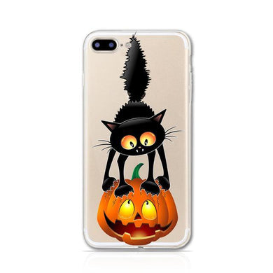 Phone Accessories - Halloween Black Cat IPhone Case - Just Pay Shipping