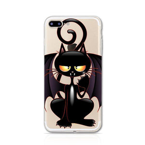 Phone Accessories - Halloween Black Cat IPhone Case - Just Pay Shipping