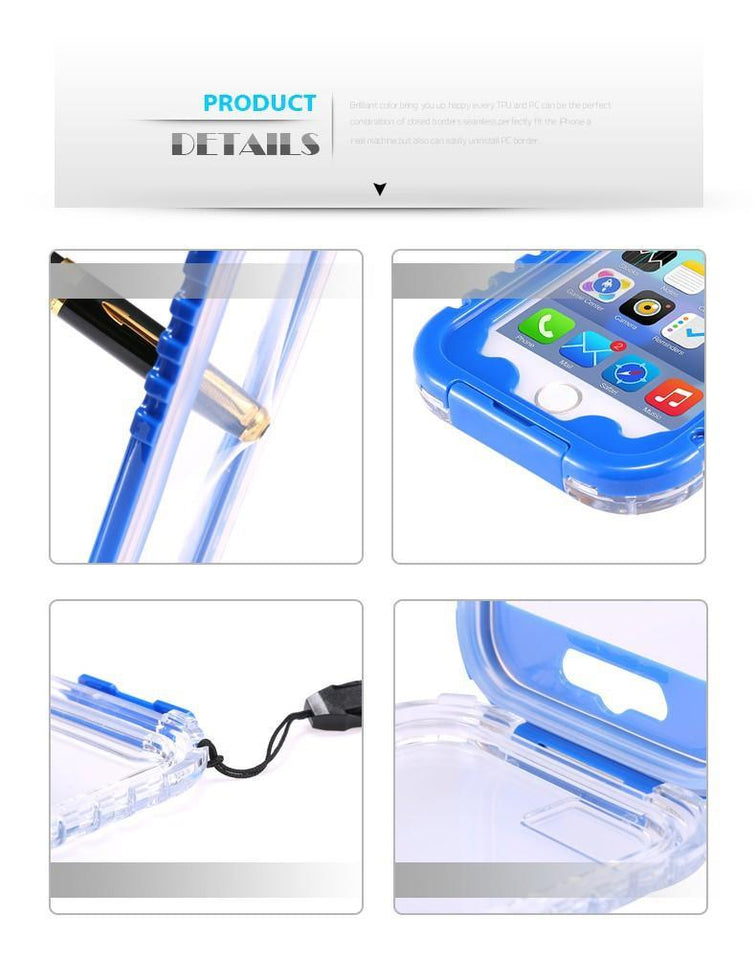 Phone Accessories - Iphone 7 Plus | 7 | 6 | 6s Waterproof Case Water Resistant