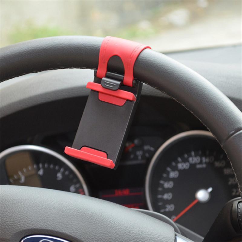 Phone Accessories - Phone Car Holder To Be Attached To The Steering Wheel