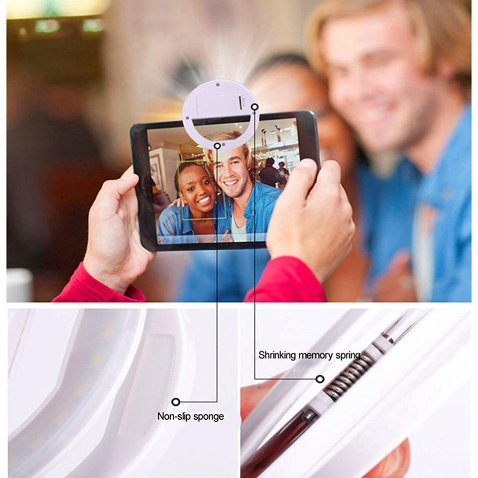 Phone Accessories - Selfie Flash Led Light For IPhone, Samsung And Many Other Brands - FREE  Shipping For USA