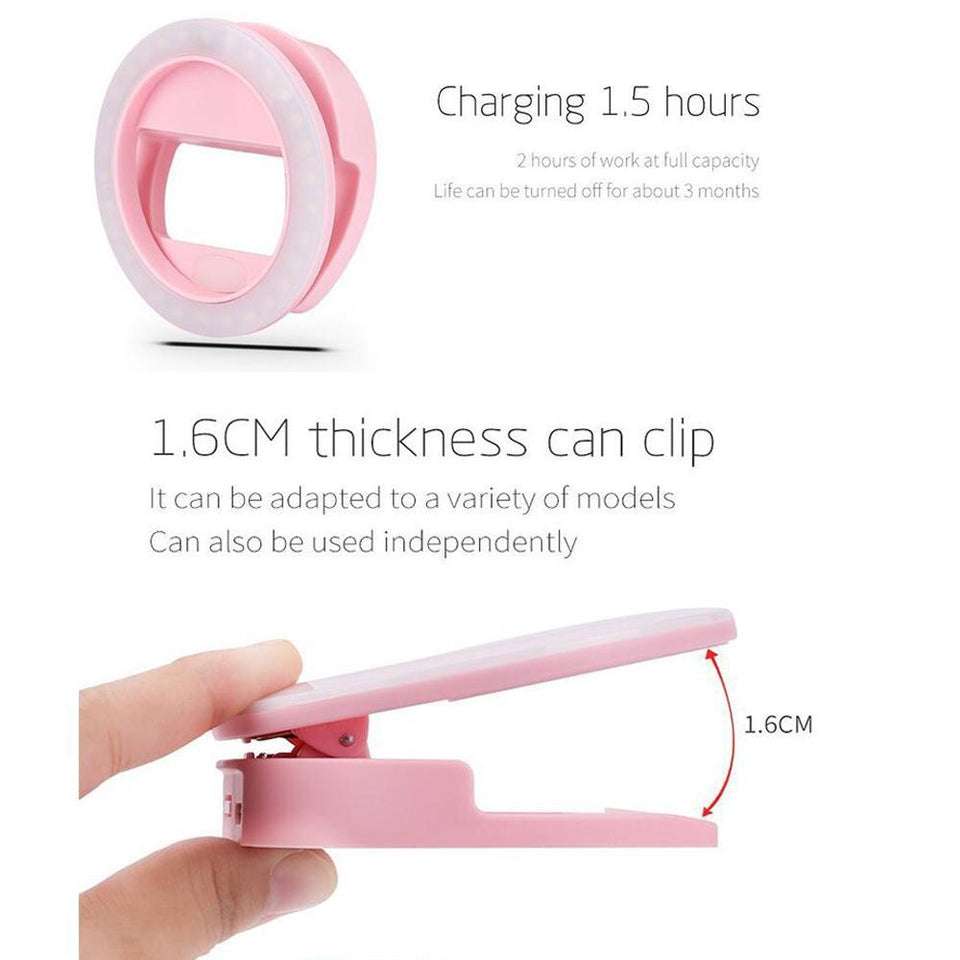 Phone Accessories - Selfie Flash Led Light For IPhone, Samsung And Many Other Brands - FREE  Shipping For USA