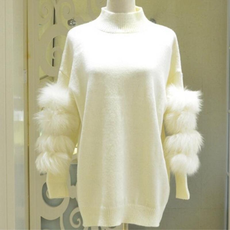 Fur Sweather White