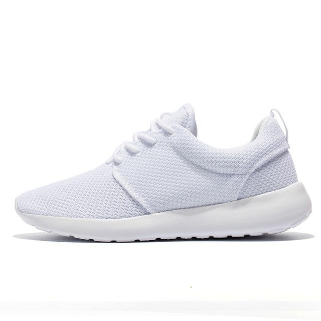Breathable Running Shoes Lightweight White