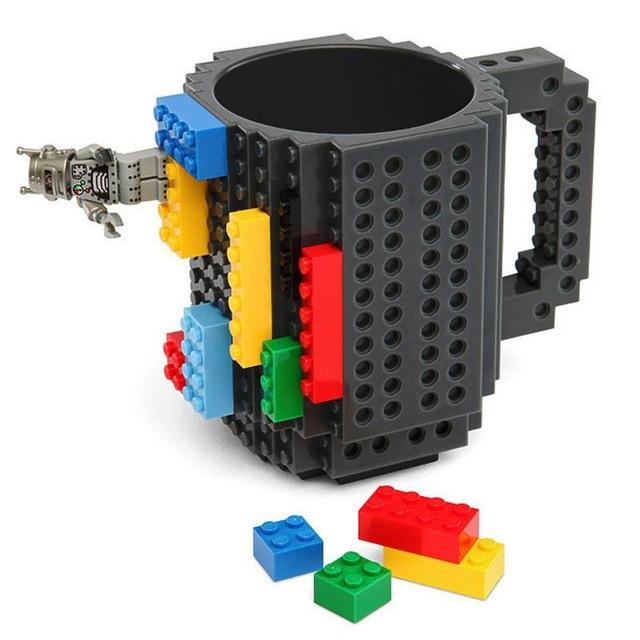 Costruction Set Toys Coffee Mug Dark Grey