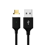 Technology - Micro Usb Magnetic Cable, Nylon Braided Fast Charge USB For Android